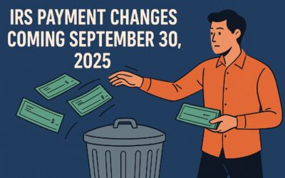 IRS Payment Changes Coming September 30, 2025